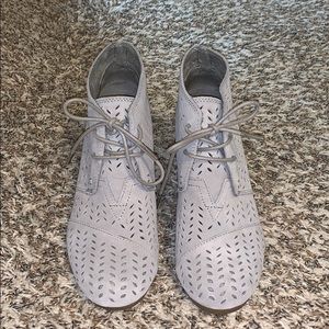 TOMS Wedge Booties, size W9